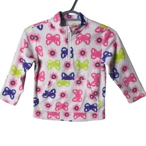 Hanna Andersson Fleece Butterfly Kanga Pocket Pullover Size‎ 5 (110cm)